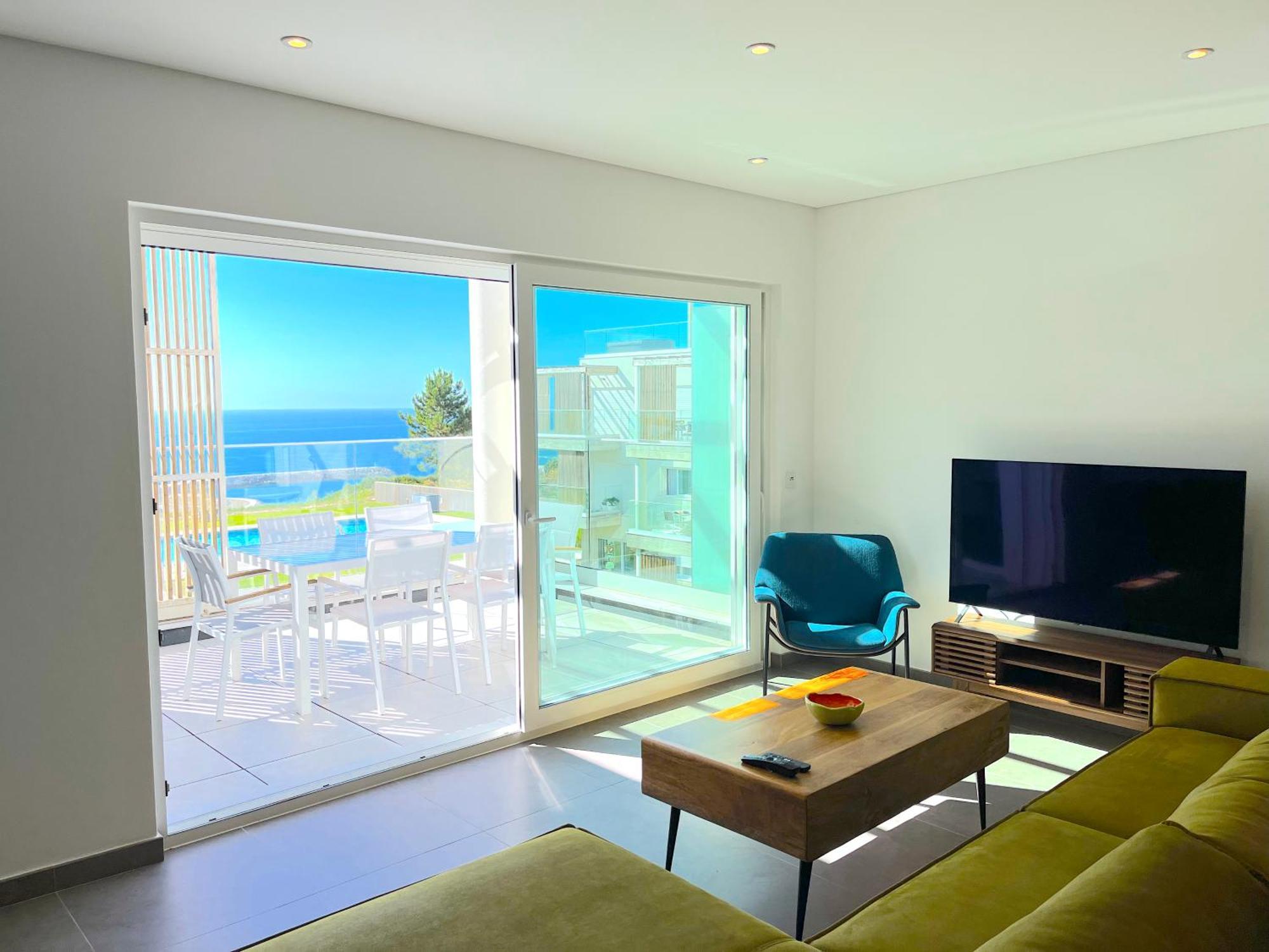 Mar A Vista - Condominium With Pool, Gym And Sea Views Nazaré Buitenkant foto