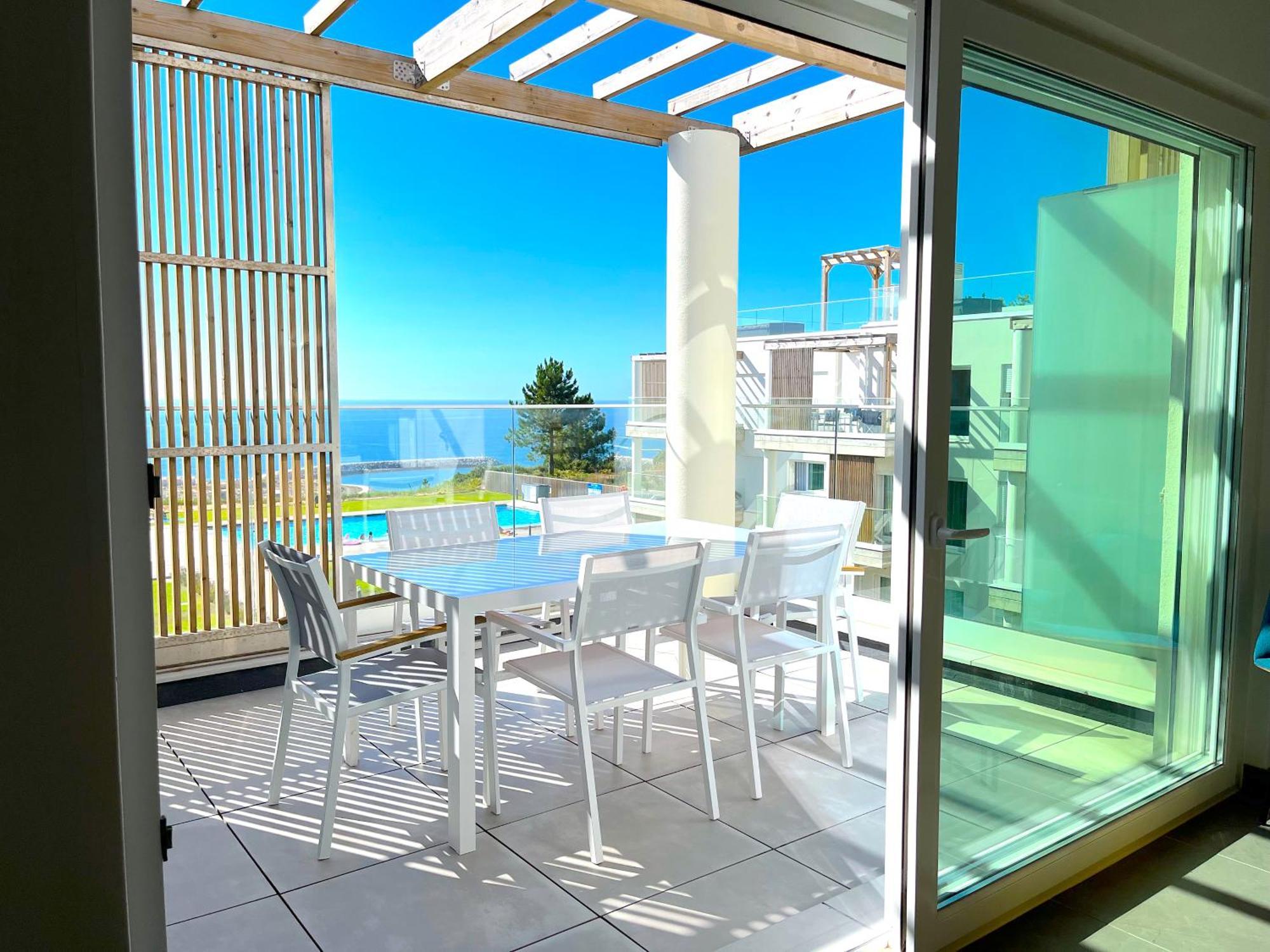 Mar A Vista - Condominium With Pool, Gym And Sea Views Nazaré Buitenkant foto