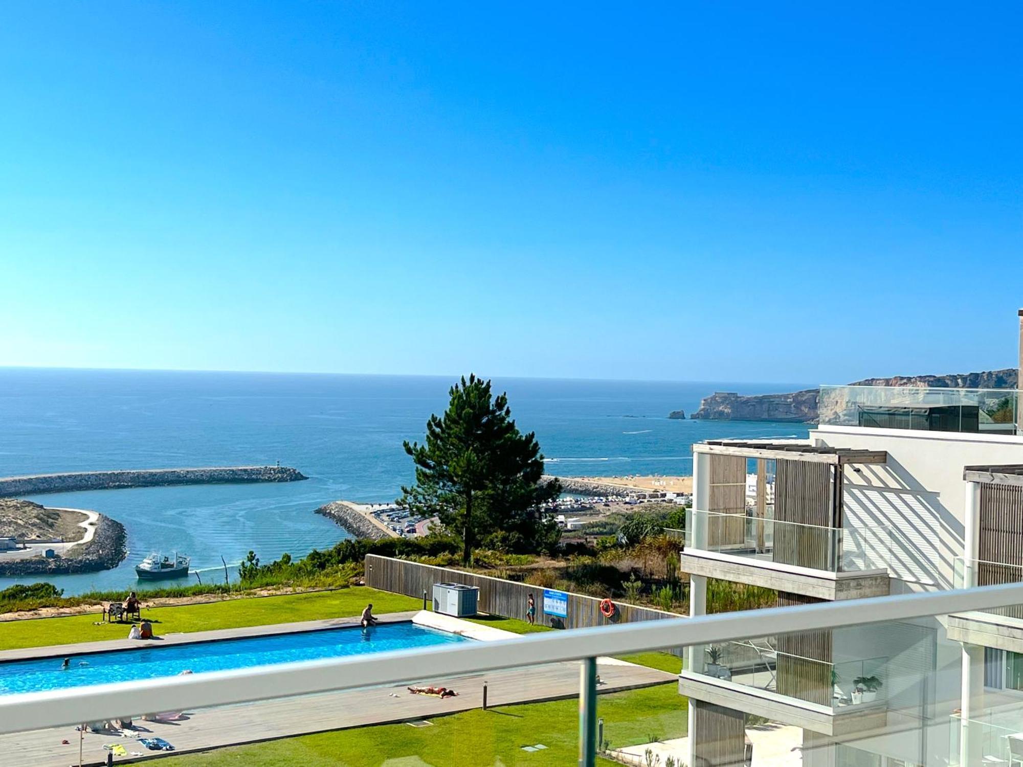 Mar A Vista - Condominium With Pool, Gym And Sea Views Nazaré Buitenkant foto