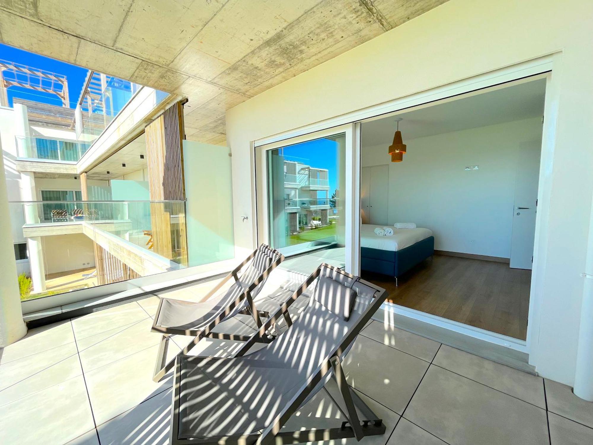 Mar A Vista - Condominium With Pool, Gym And Sea Views Nazaré Buitenkant foto