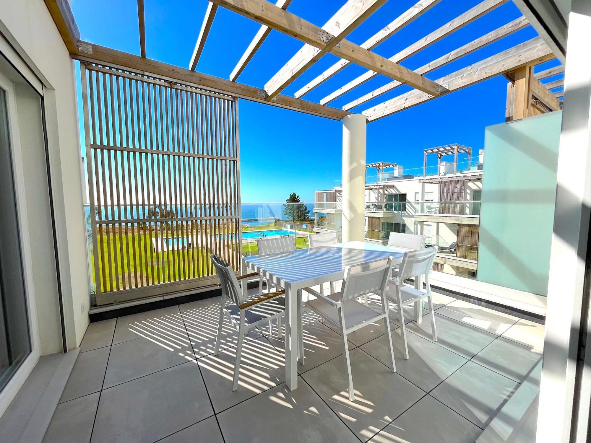 Mar A Vista - Condominium With Pool, Gym And Sea Views Nazaré Buitenkant foto