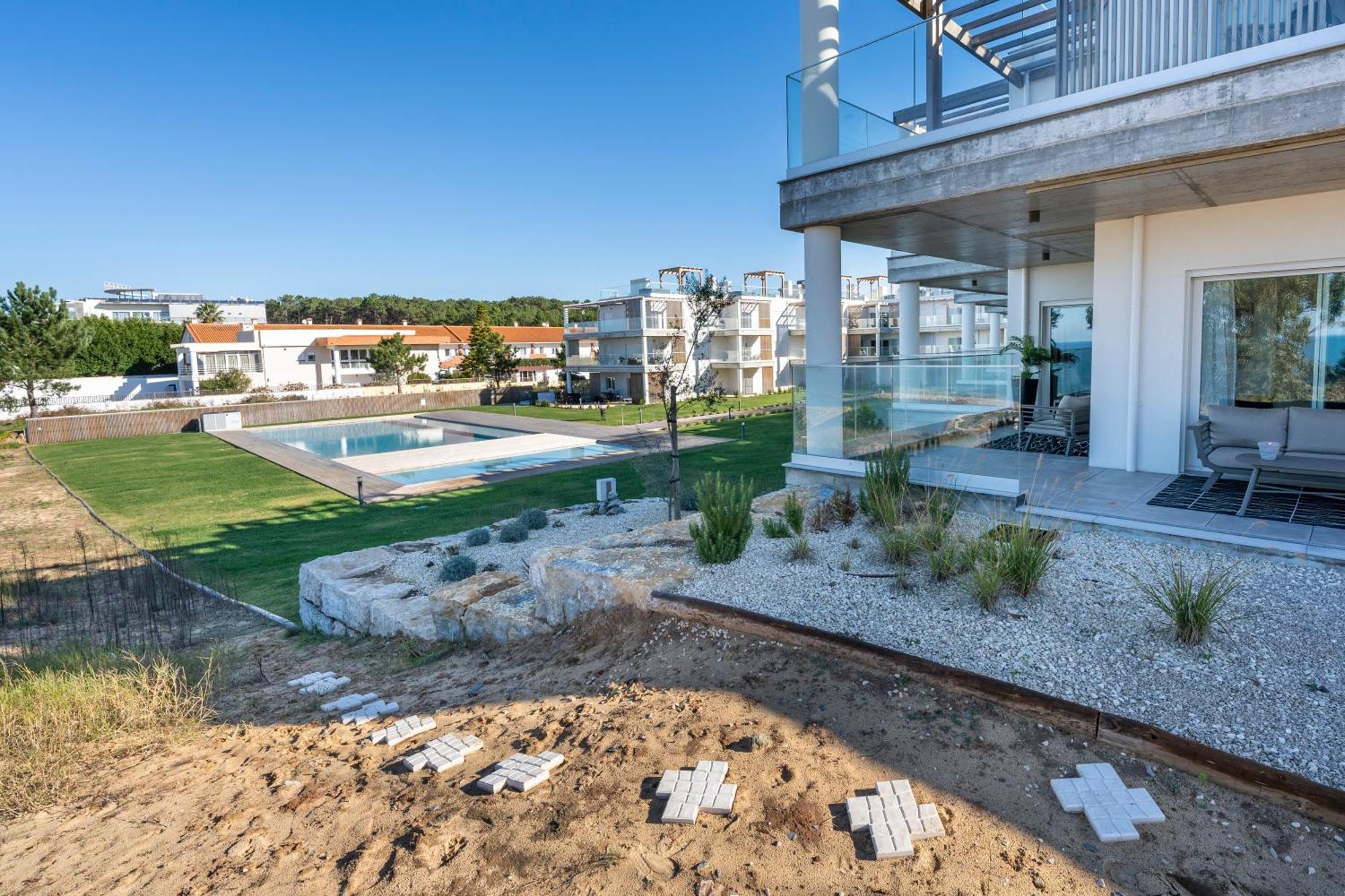 Mar A Vista - Condominium With Pool, Gym And Sea Views Nazaré Kamer foto