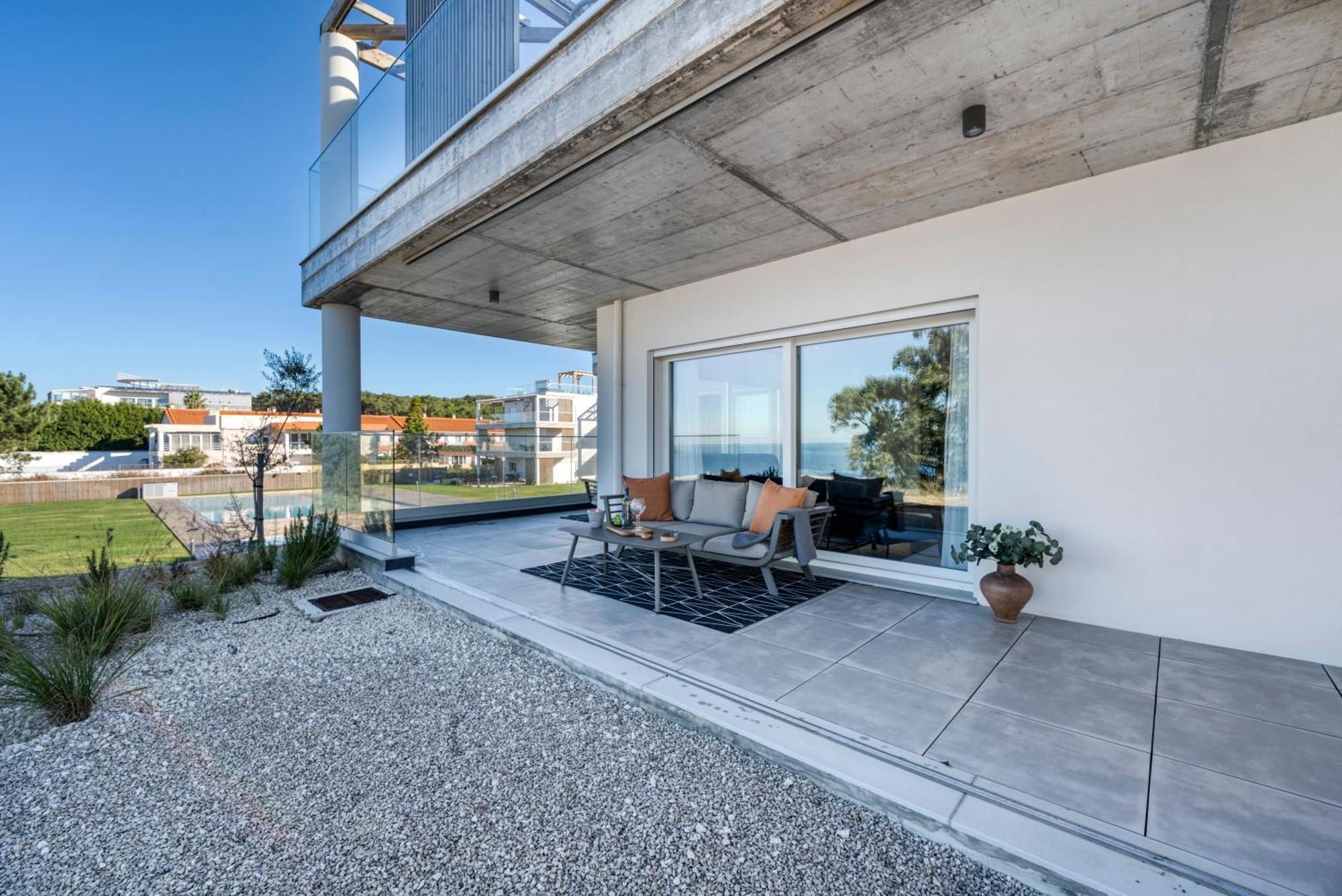 Mar A Vista - Condominium With Pool, Gym And Sea Views Nazaré Kamer foto