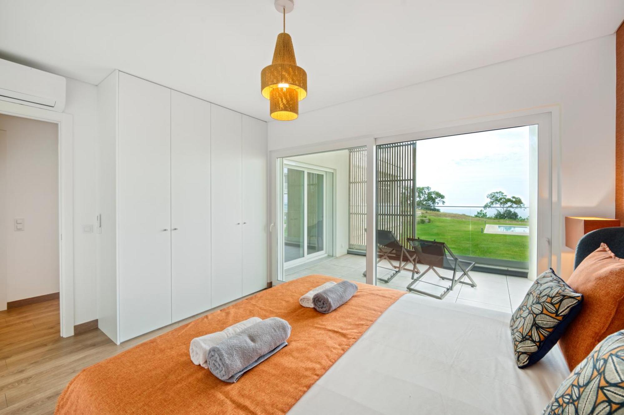 Mar A Vista - Condominium With Pool, Gym And Sea Views Nazaré Kamer foto